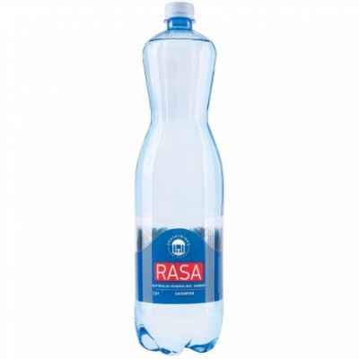 Natūralus mineralinis vanduo RASA gazuotas, 1,5 l