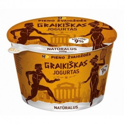 Graikiškas jogurtas 3,9% r., natūralus, 200 g