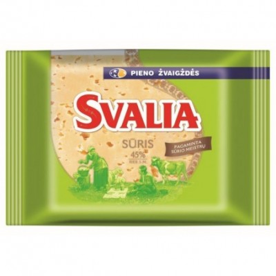Ferm. sūris "SVALIA" 45% r.s.m., fas., 240 g