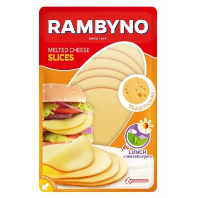 Lydytas sūris Rambyno  pjaustytas 45% rieb., 150 g