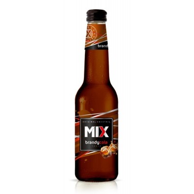 Alkoholinis kokteilis  MIX brandy cola, 4 %, 330 ml