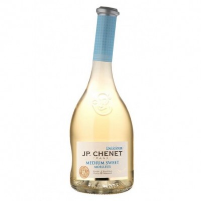 Vynas J. P. CHENET MOELLEUX, balt., p.sald., 11%, 0,75 l