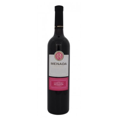 Vynas MENADA Cabernet, 12%  (raudonasis, p.sausas), 0.75l