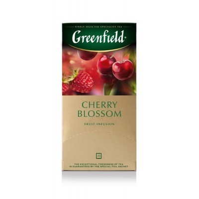 Vaisinė arbata GREENFIELD Cherry Blossom, 25 vnt